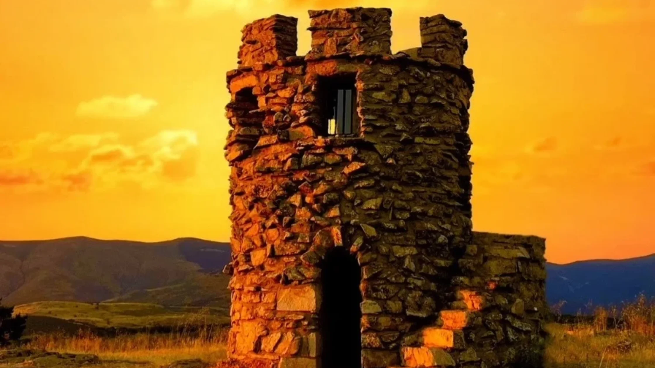 atardecer en El Espinar en Cabeza Reina